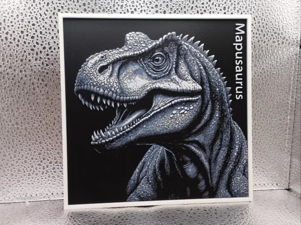 Mapusaurus - Hueforge by Borishotch Industries HueForge model: Mapusaurus - Hueforge by Borishotch Industries