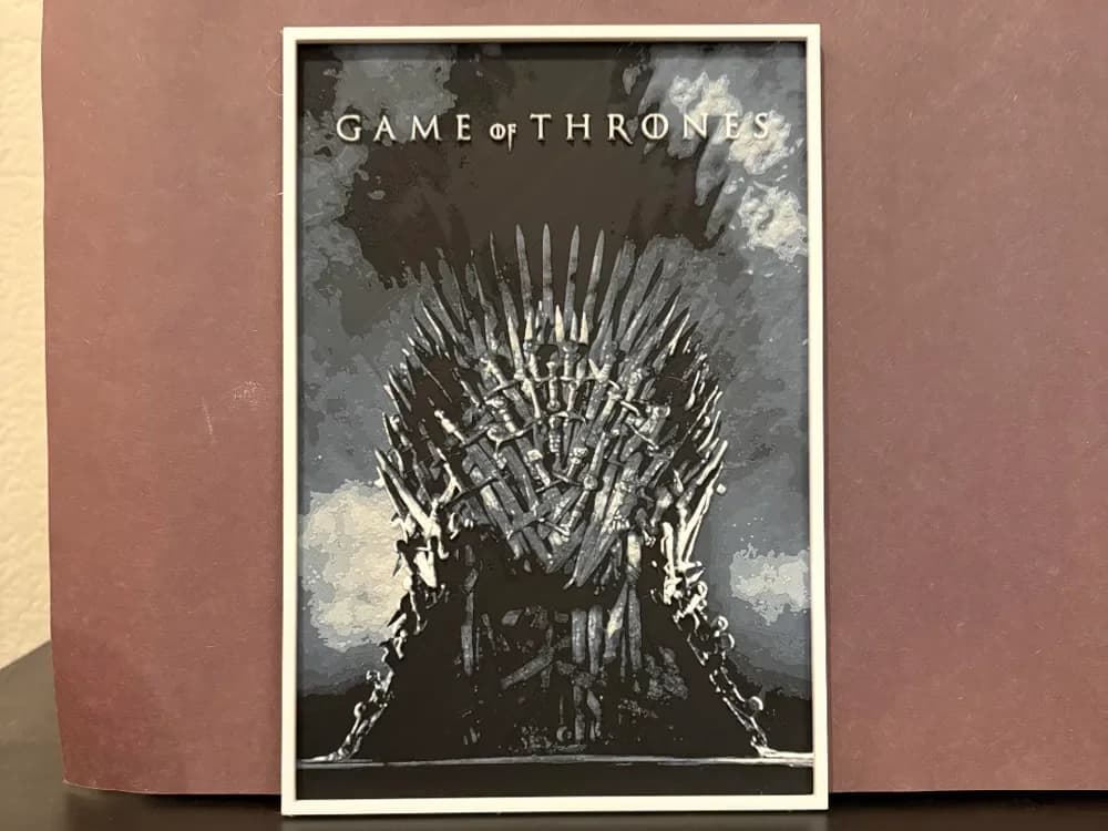 Game of Thrones Hueforge by Estiv HueForge model: Game of Thrones Hueforge by Estiv