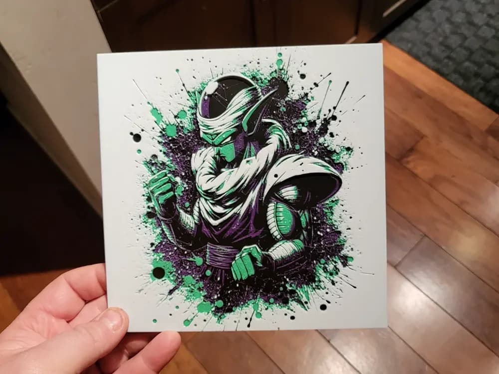 Graffiti Piccolo Hueforge by 3Ree Printing HueForge model: Graffiti Piccolo Hueforge by 3Ree Printing