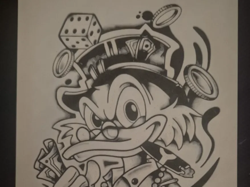 Dollar Duck hueforge by Buntsta HueForge model: Dollar Duck hueforge by Buntsta