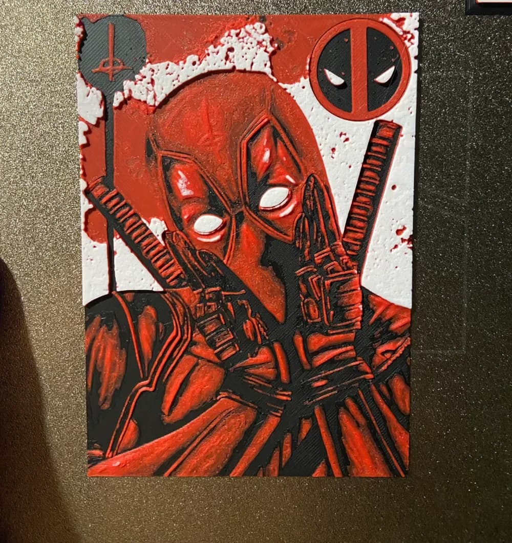 deadpool by Morganja HueForge model: deadpool by Morganja