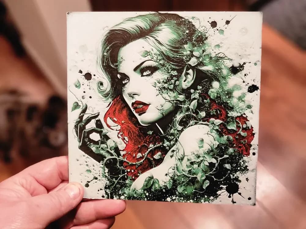 Graffiti Poison Ivy Hueforge Graffiti Poison Ivy Hueforge