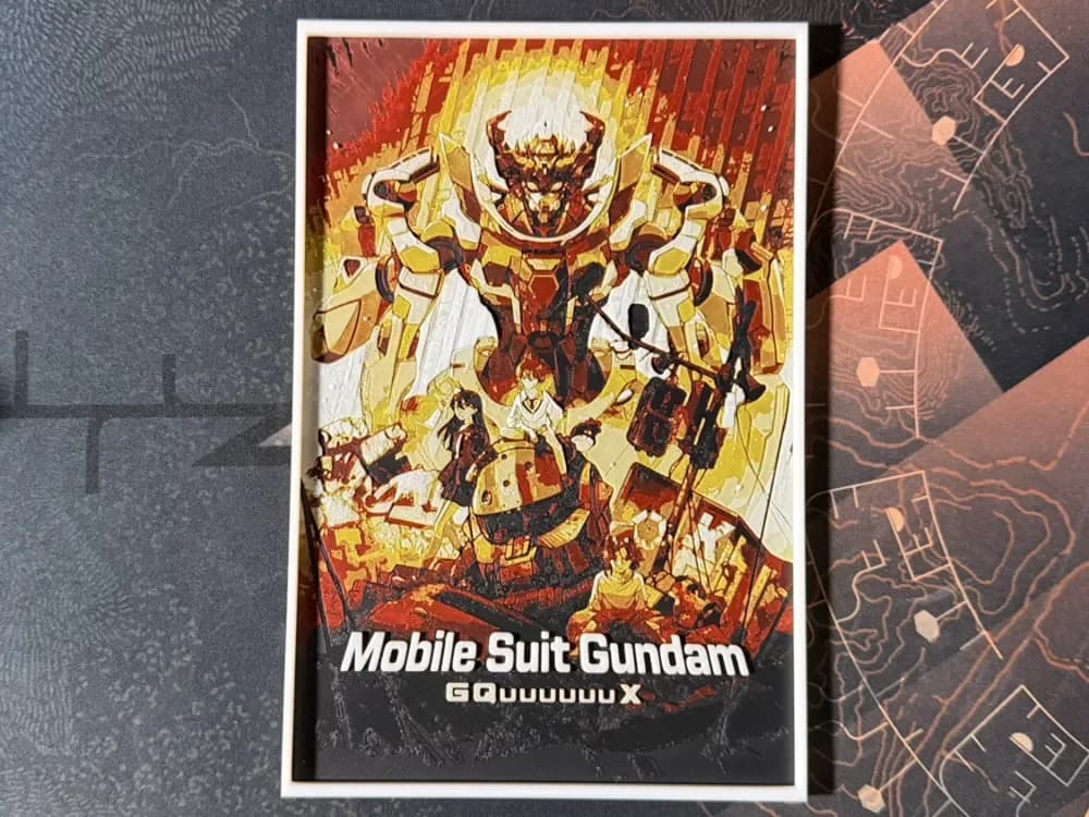 Mobile Suit Gundam GQuuuuuuX - HueForge Anime by ZorPrime7 HueForge model: Mobile Suit Gundam GQuuuuuuX - HueForge Anime by ZorPrime7