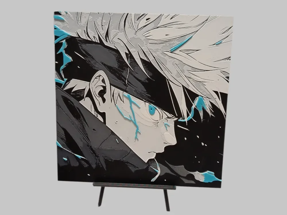 Jujutsu Kaisen Anime Hueforge by 3DNesy HueForge model: Jujutsu Kaisen Anime Hueforge by 3DNesy