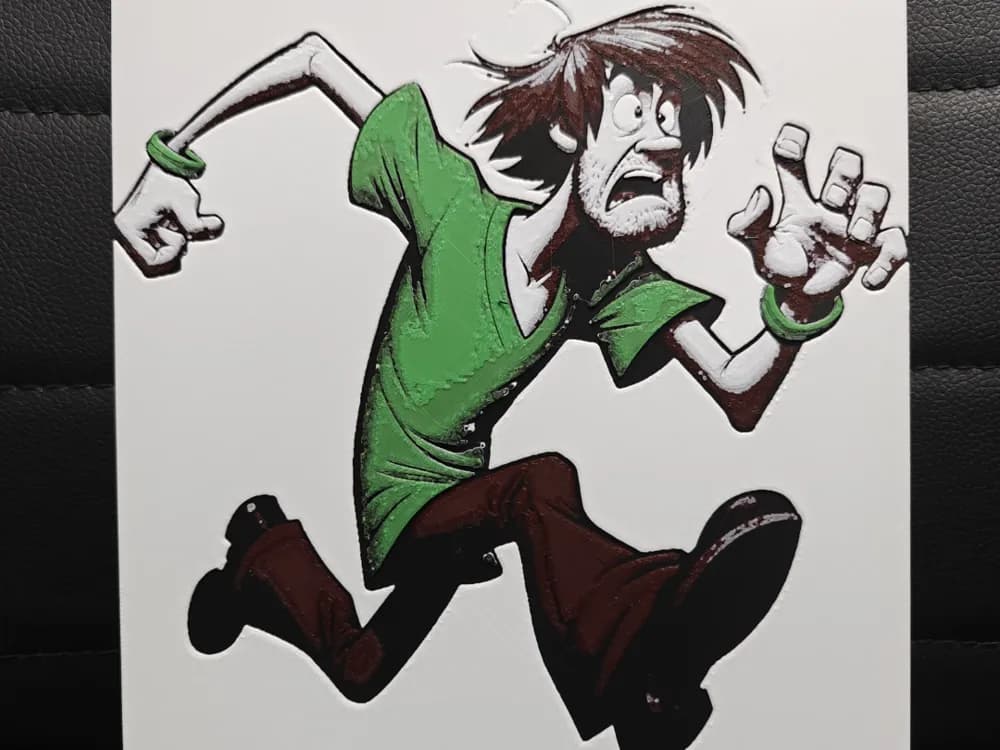 HueForge model: Shaggy Scooby Doo by TheHueforgeLady