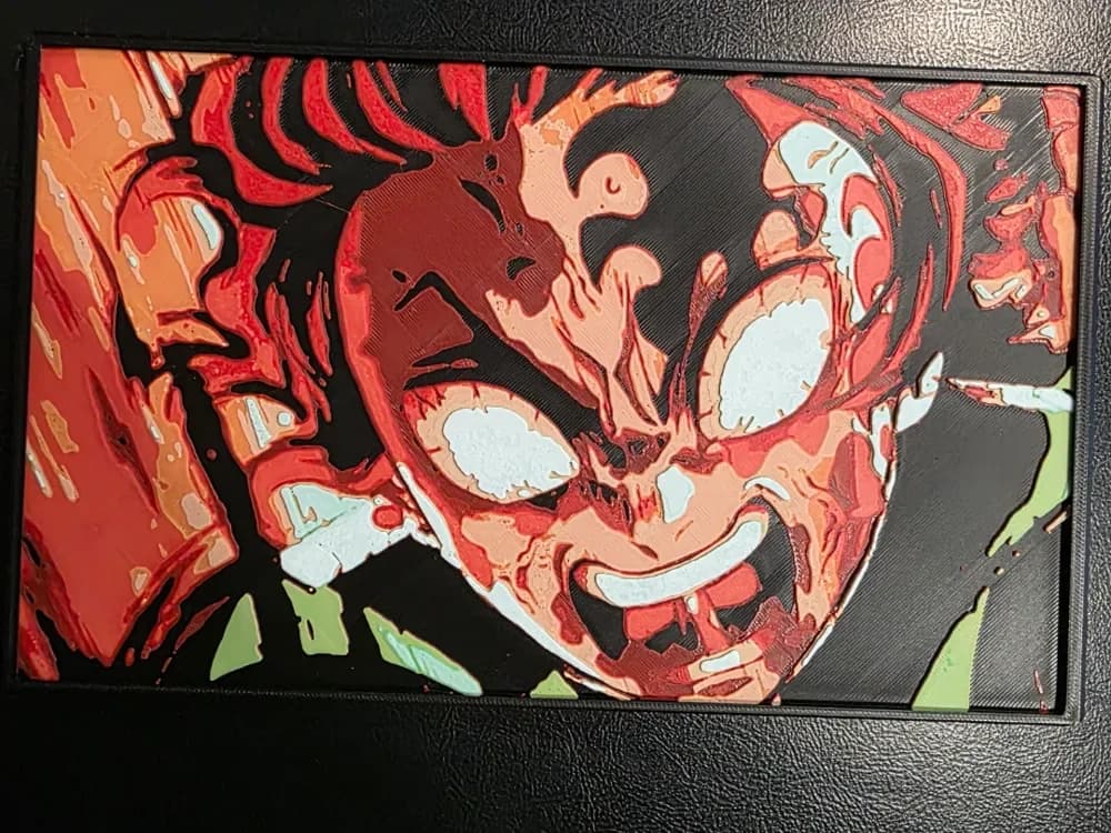 Tanjiro Rage demon slayer hueforge Tanjiro Rage demon slayer hueforge