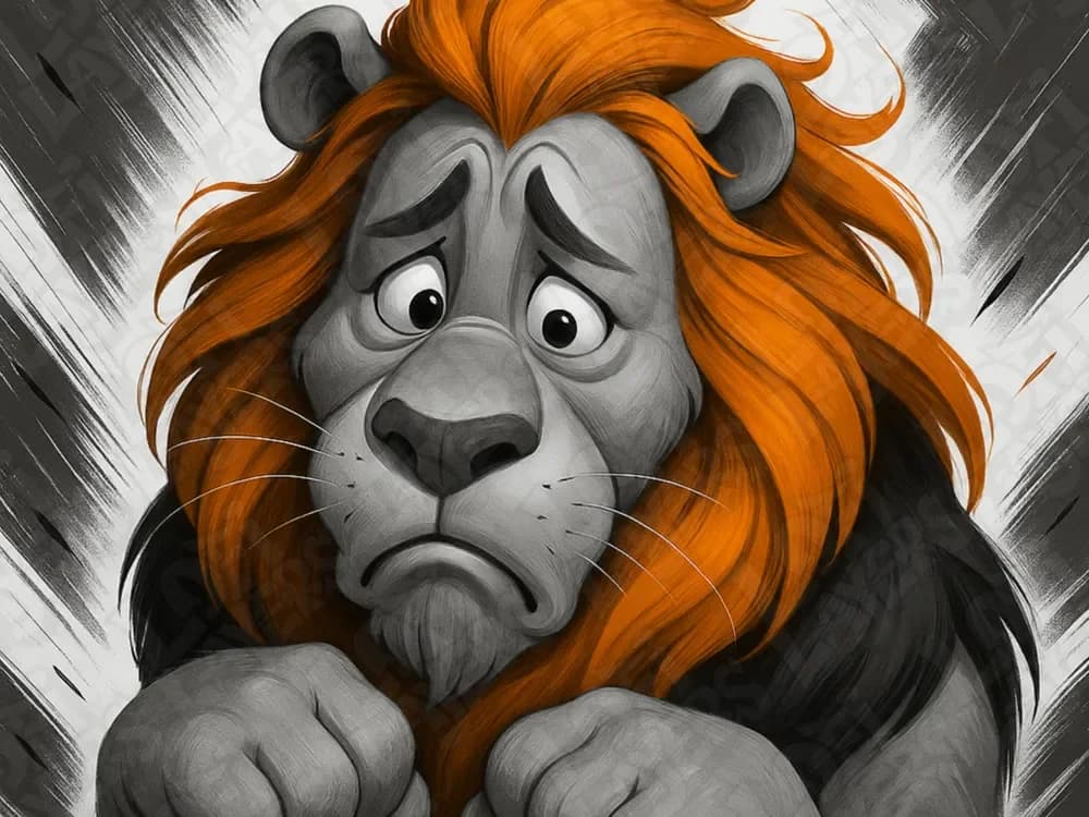 Cowardly Lion Hueforge by LoFi Layers HueForge model: Cowardly Lion Hueforge by LoFi Layers