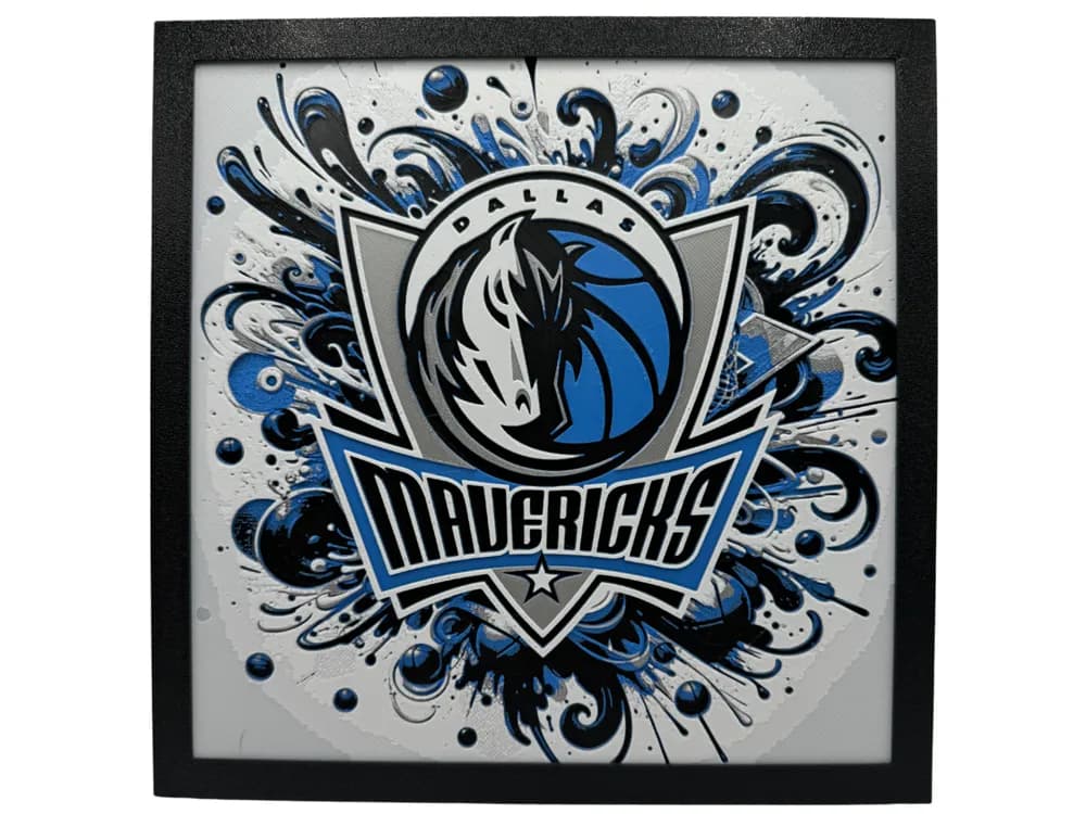 HueForge model: Dallas Mavericks - NBA Hueforge by Canadian Gamer