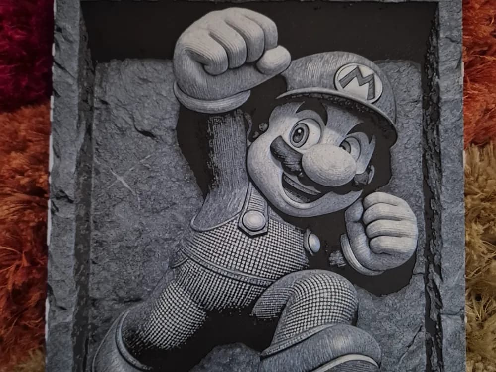 mario slate hueforge by Buntsta HueForge model: mario slate hueforge by Buntsta