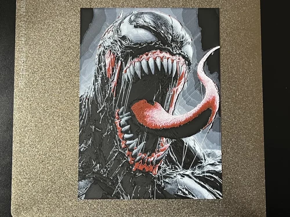 HueForge model: Venom Marvel Hueforge by FantasyZ