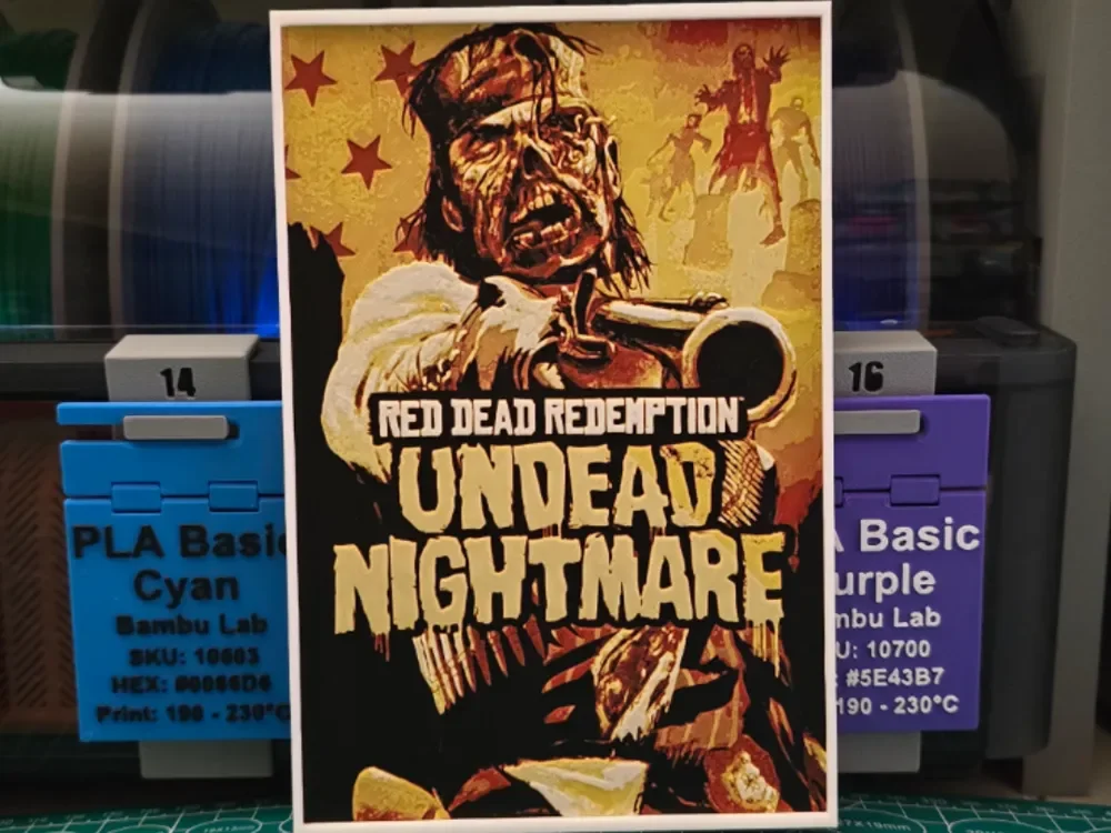 Red Dead Redemption: Undead Nightmare - Hueforge by Lumpy3D HueForge model: Red Dead Redemption: Undead Nightmare - Hueforge by Lumpy3D