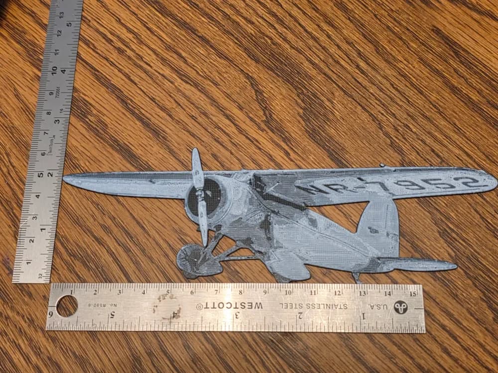 Lockheed Vega Hueforge bookmark by AirMechDesigns HueForge model: Lockheed Vega Hueforge bookmark by AirMechDesigns