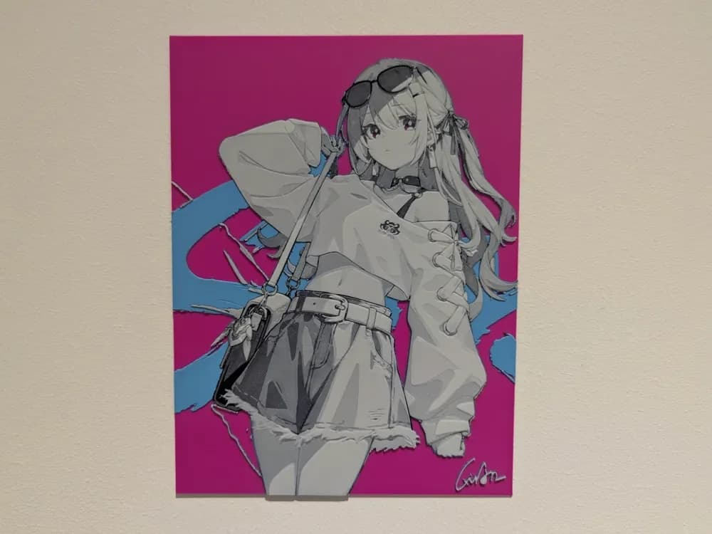 HueForge model: Honkai Star Rail: Firefly (Art by QuAn) by Razel